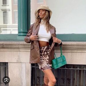 Princess polly - jocelyn faux leather blazer